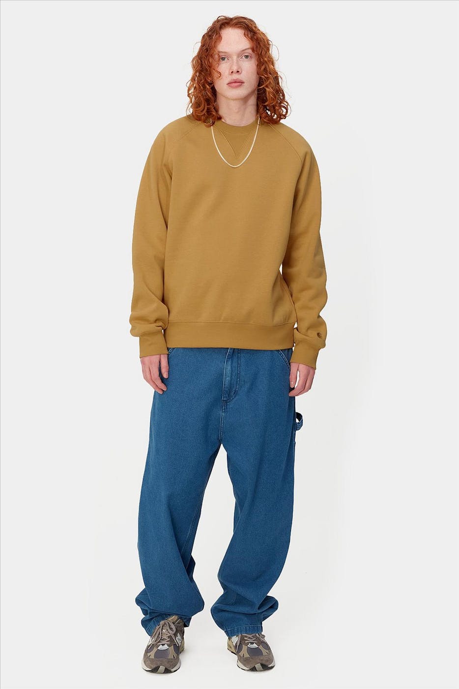 Carhartt WIP - Gele Chase sweater