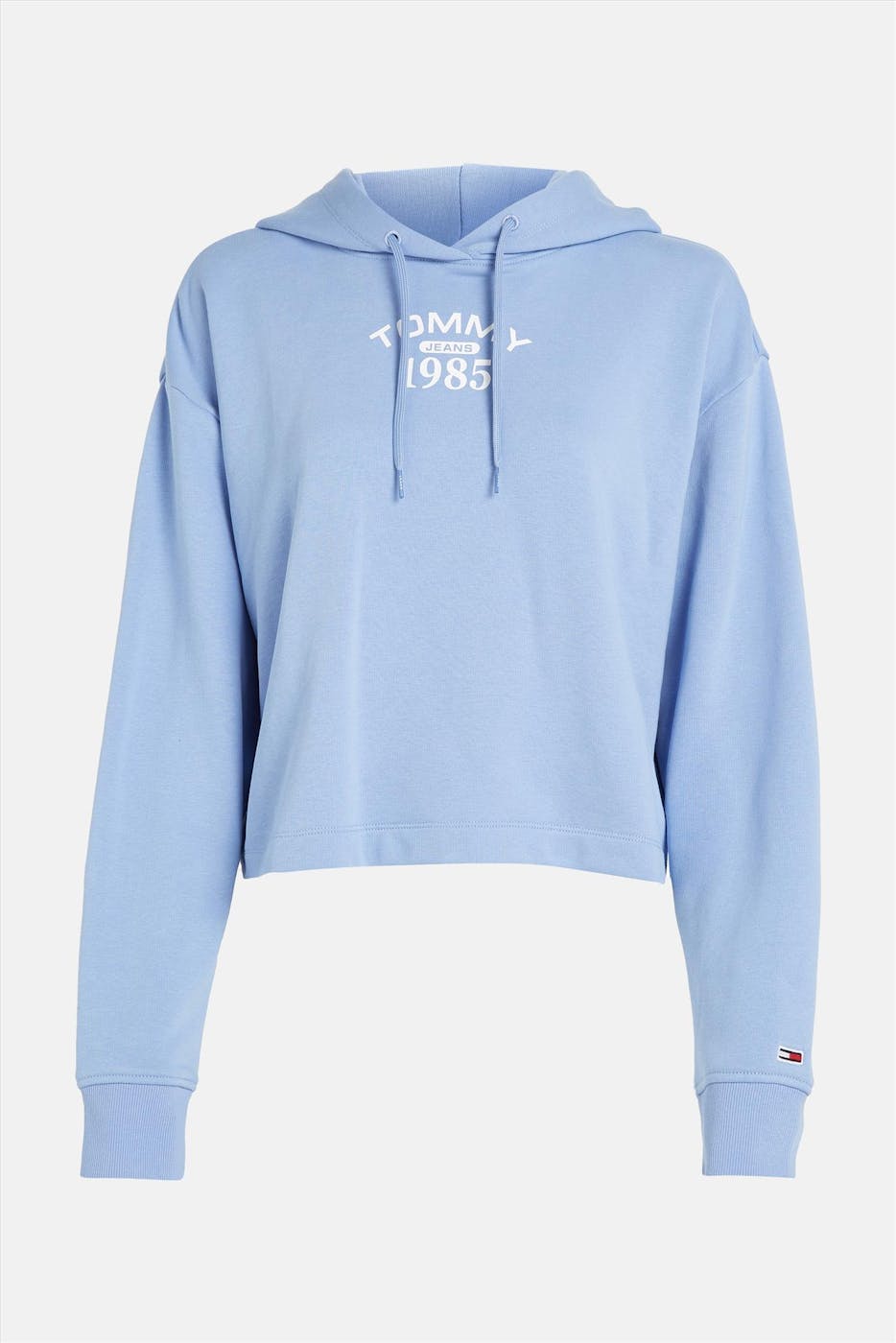 Tommy Jeans - Lichtblauwe Essential Logo 1985 hoodie