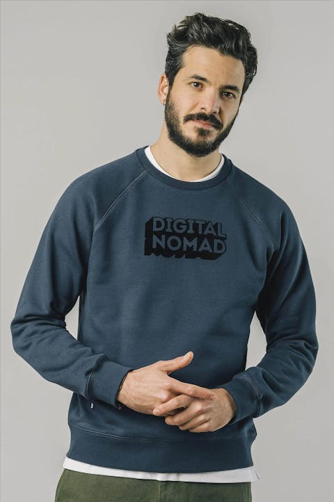 Brava - Donkerblauwe Digital Nomad sweater