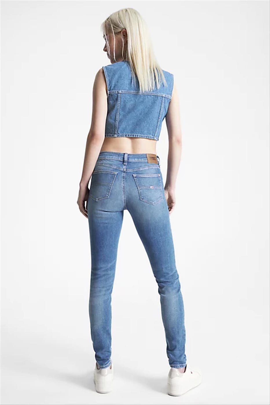 Tommy Jeans - Blauwe Nora Skinny jeans