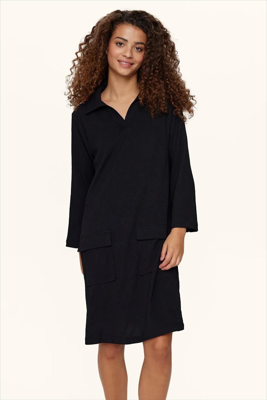 Nümph - Zwart Ana kleed