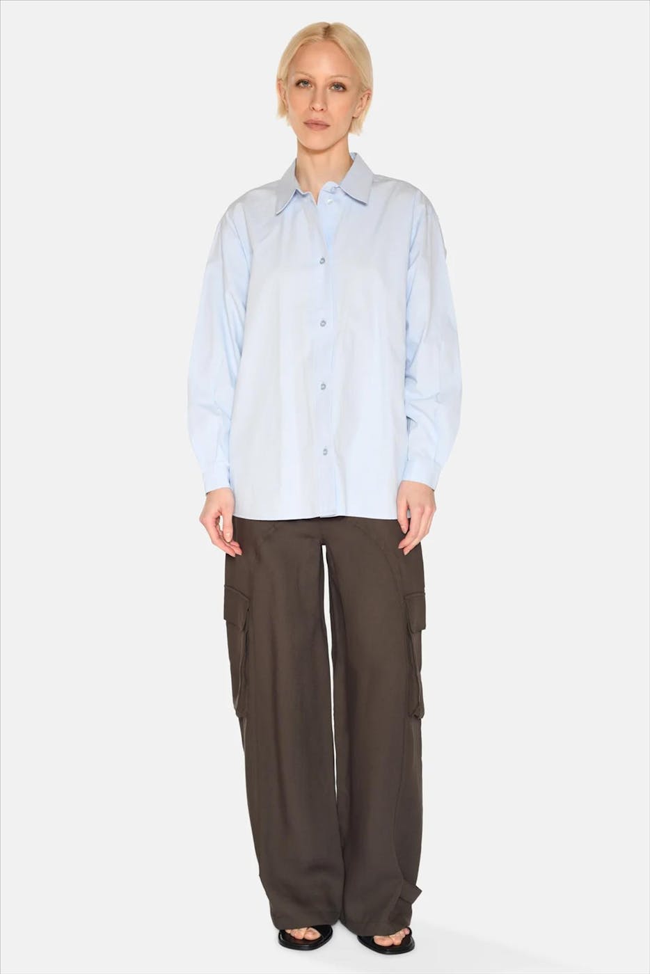 Minimum - Lichtblauwe Harper blouse