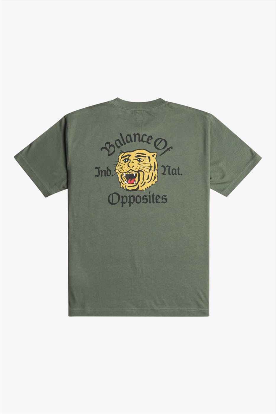 RVCA - Groene Wild Cat T-shirt