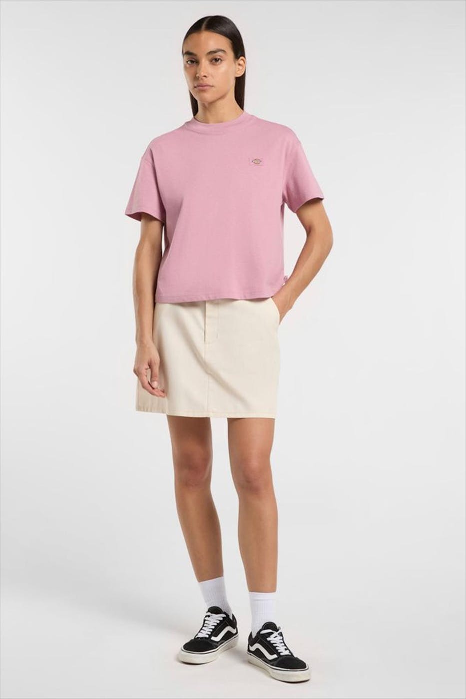 Dickies - Koraalroze Oakport T-shirt