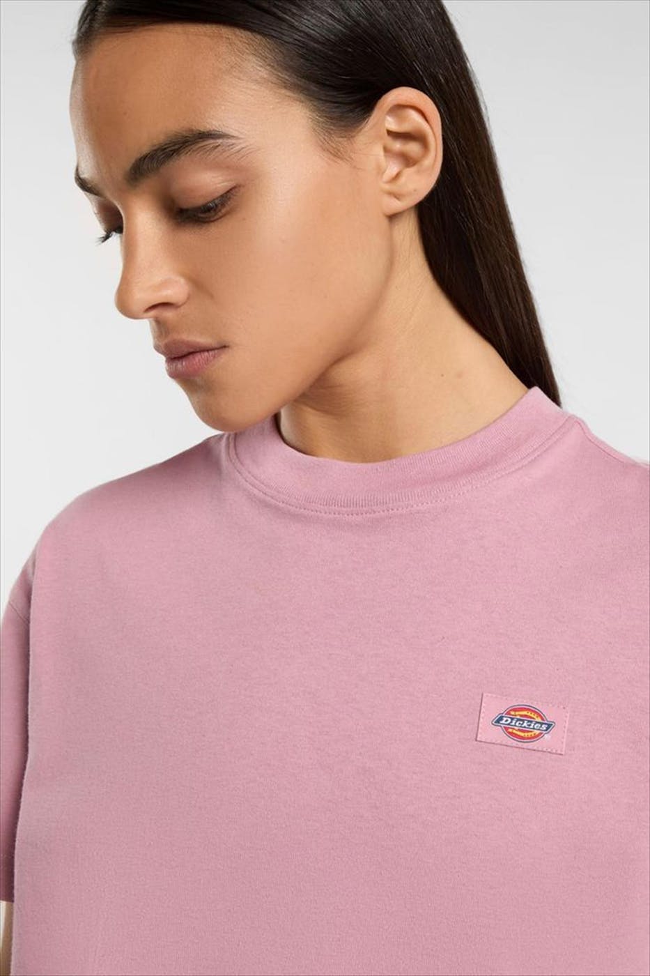 Dickies - Koraalroze Oakport T-shirt
