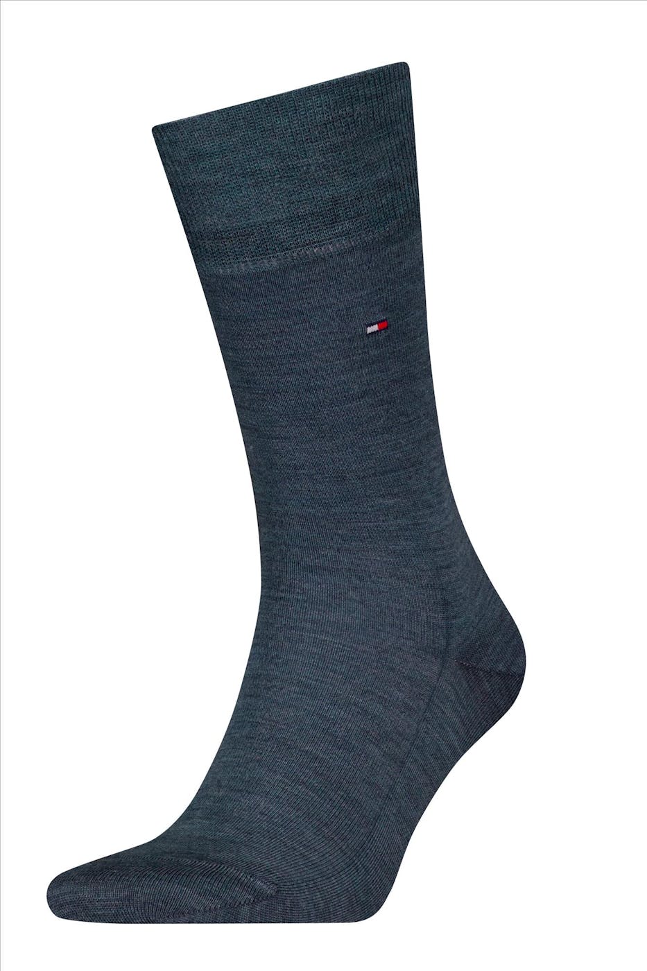 Hilfiger socks - Grijsblauwe Merino sokken, maat: 43-44
