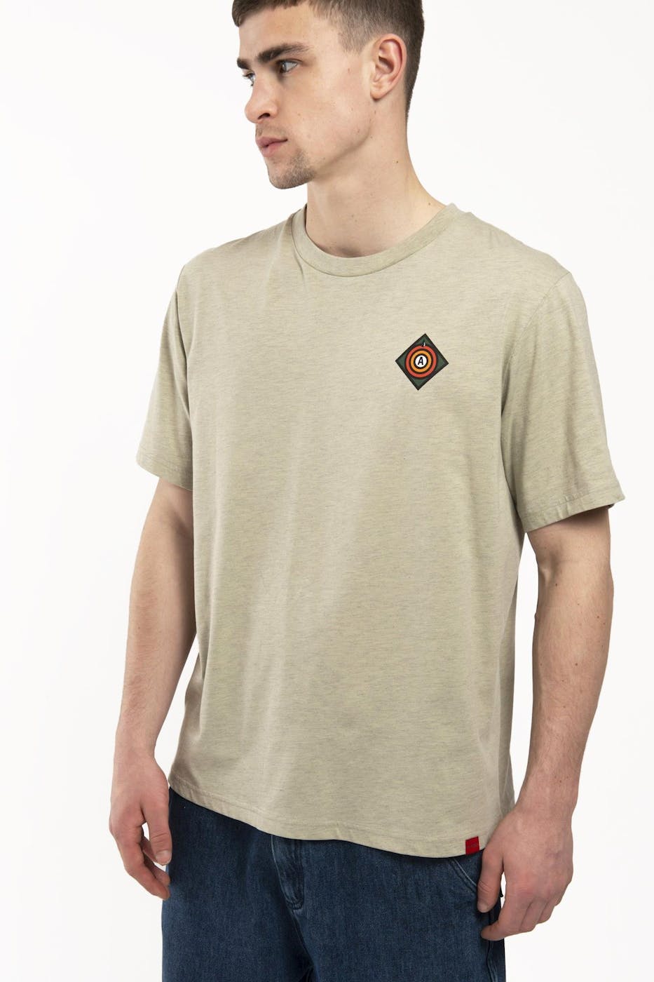 Antwrp - Lichtgroene Infiltration Backprint T-shirt