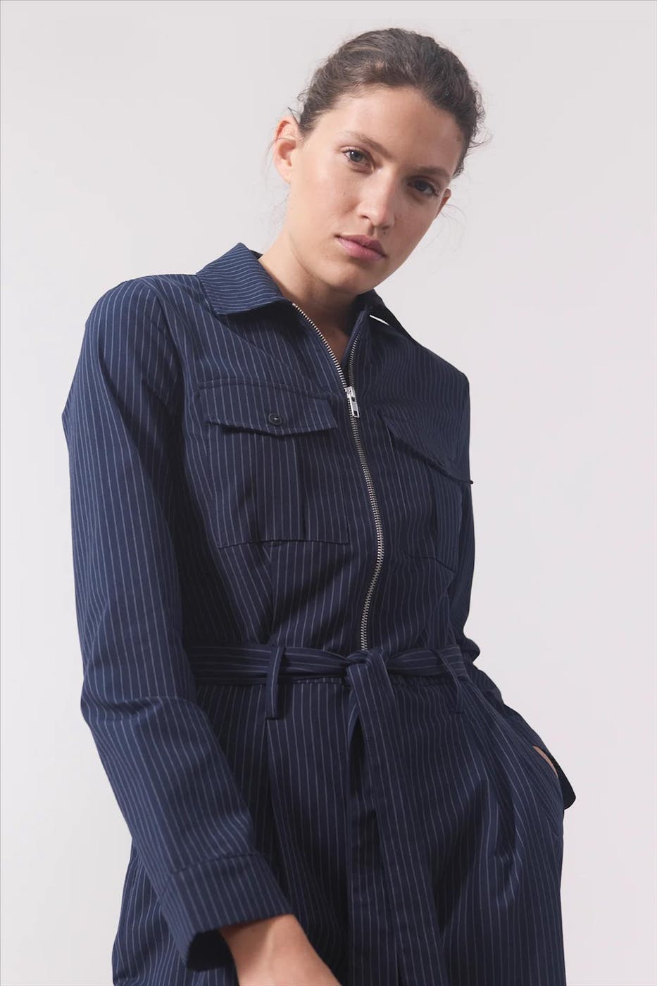 Modström - Blauwe Mathildemd jumpsuit