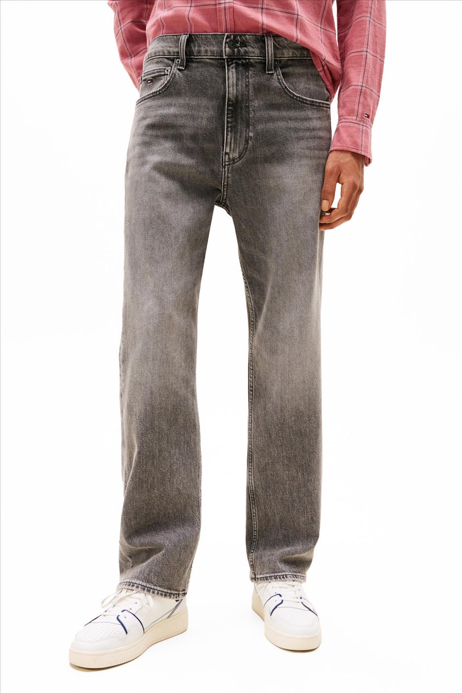 Tommy Jeans - Grijze Otis regular straight jeans