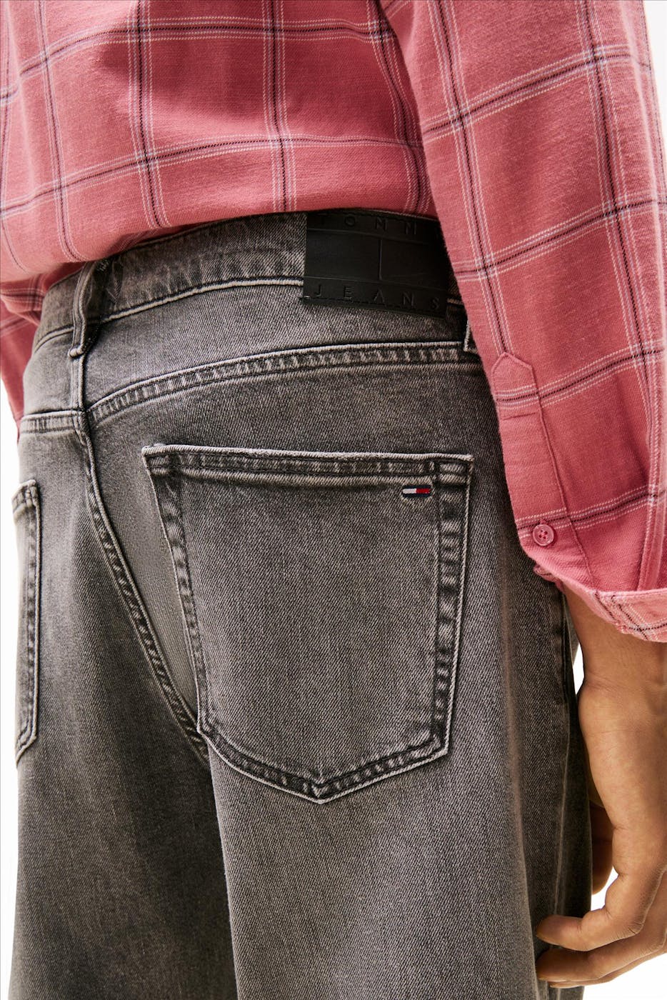 Tommy Jeans - Grijze Otis regular straight jeans