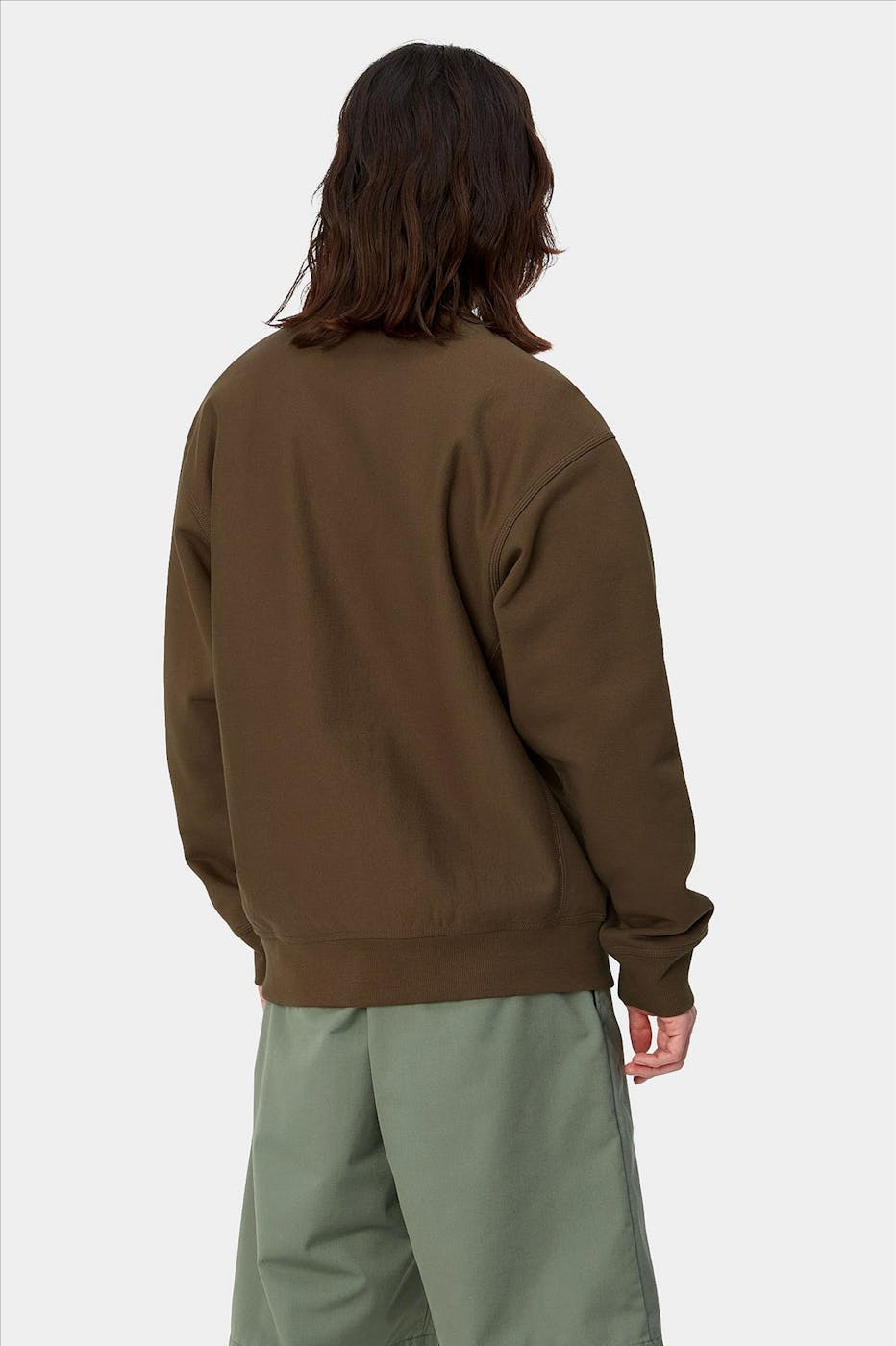 Carhartt WIP - Bruine American Script sweater