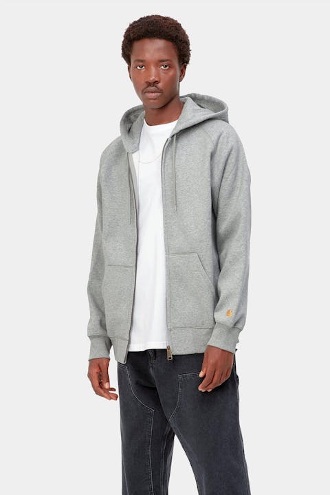 Carhartt WIP - Lichtgrijze Chase Jacket hoodie