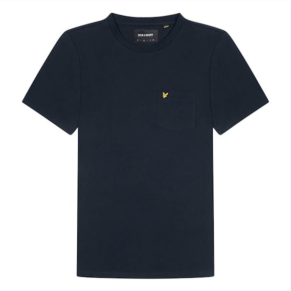Lyle & Scott - Donkerblauwe Pocket T-shirt