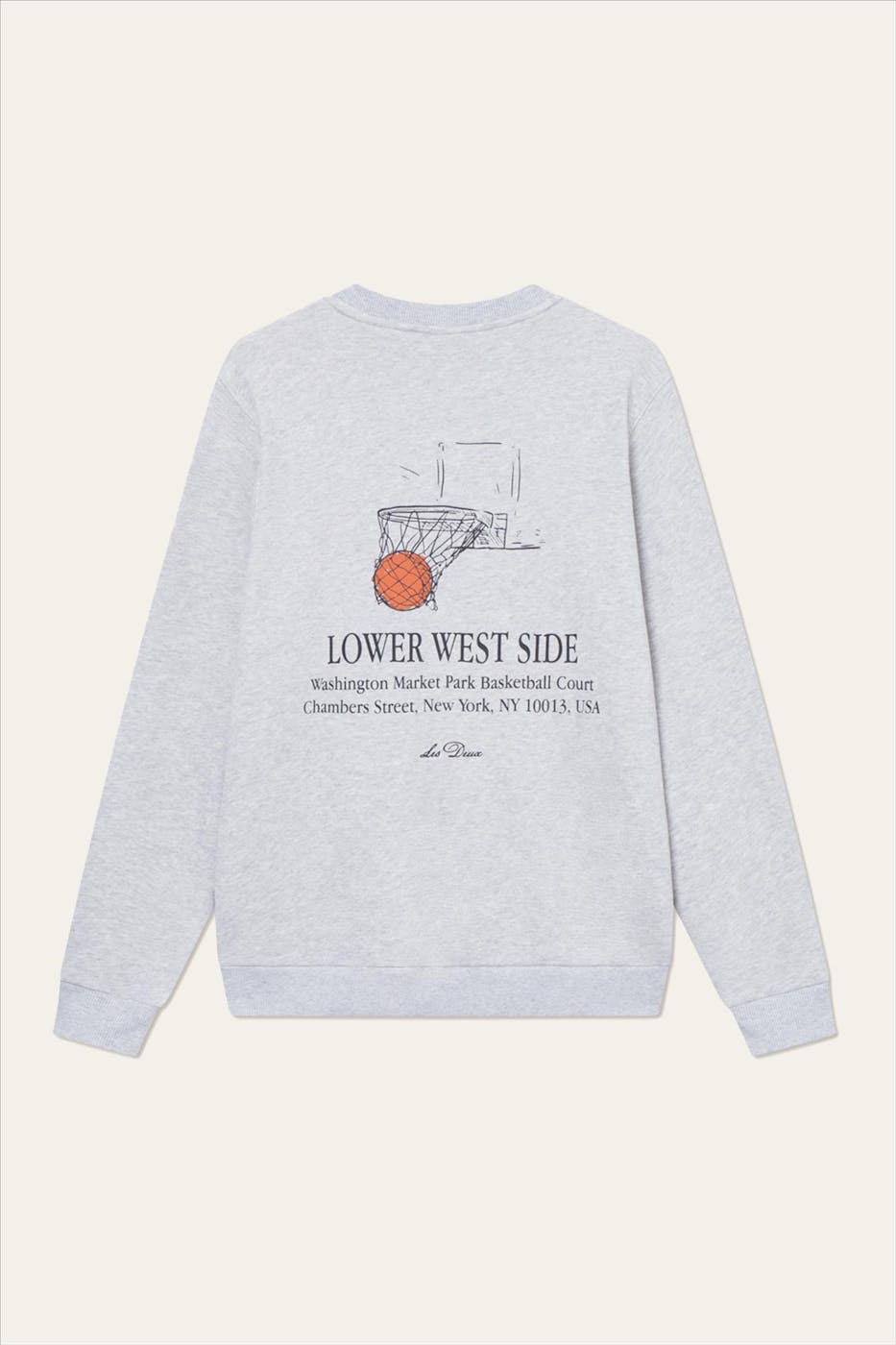 LES DEUX - Grijze West Side sweater