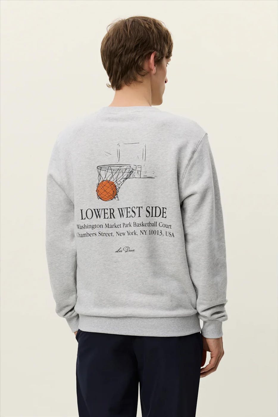 LES DEUX - Grijze West Side sweater