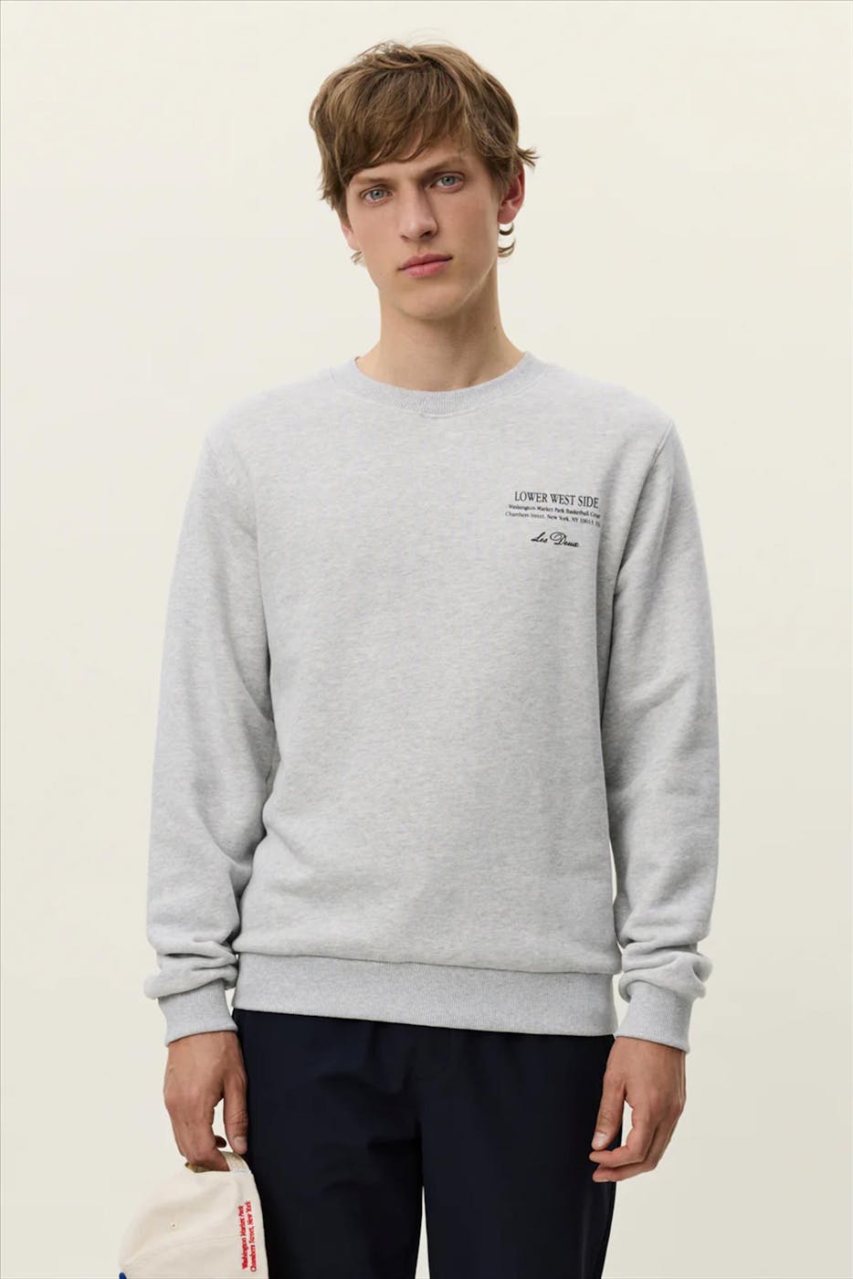 LES DEUX - Grijze West Side sweater