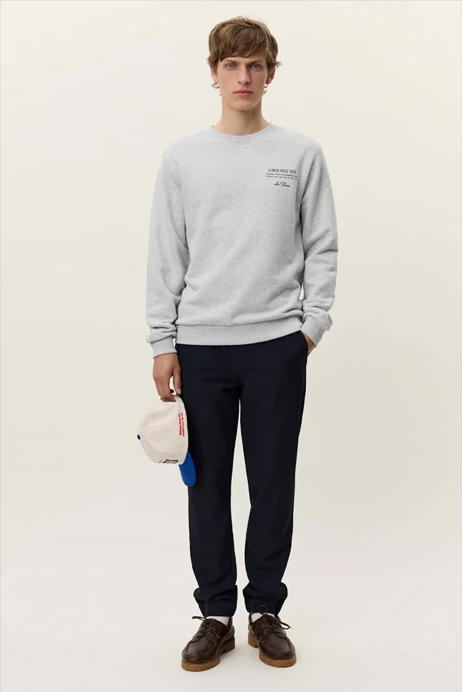 LES DEUX - Grijze West Side sweater