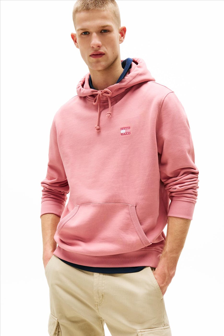 Tommy Jeans - Koraal Badge hoodie