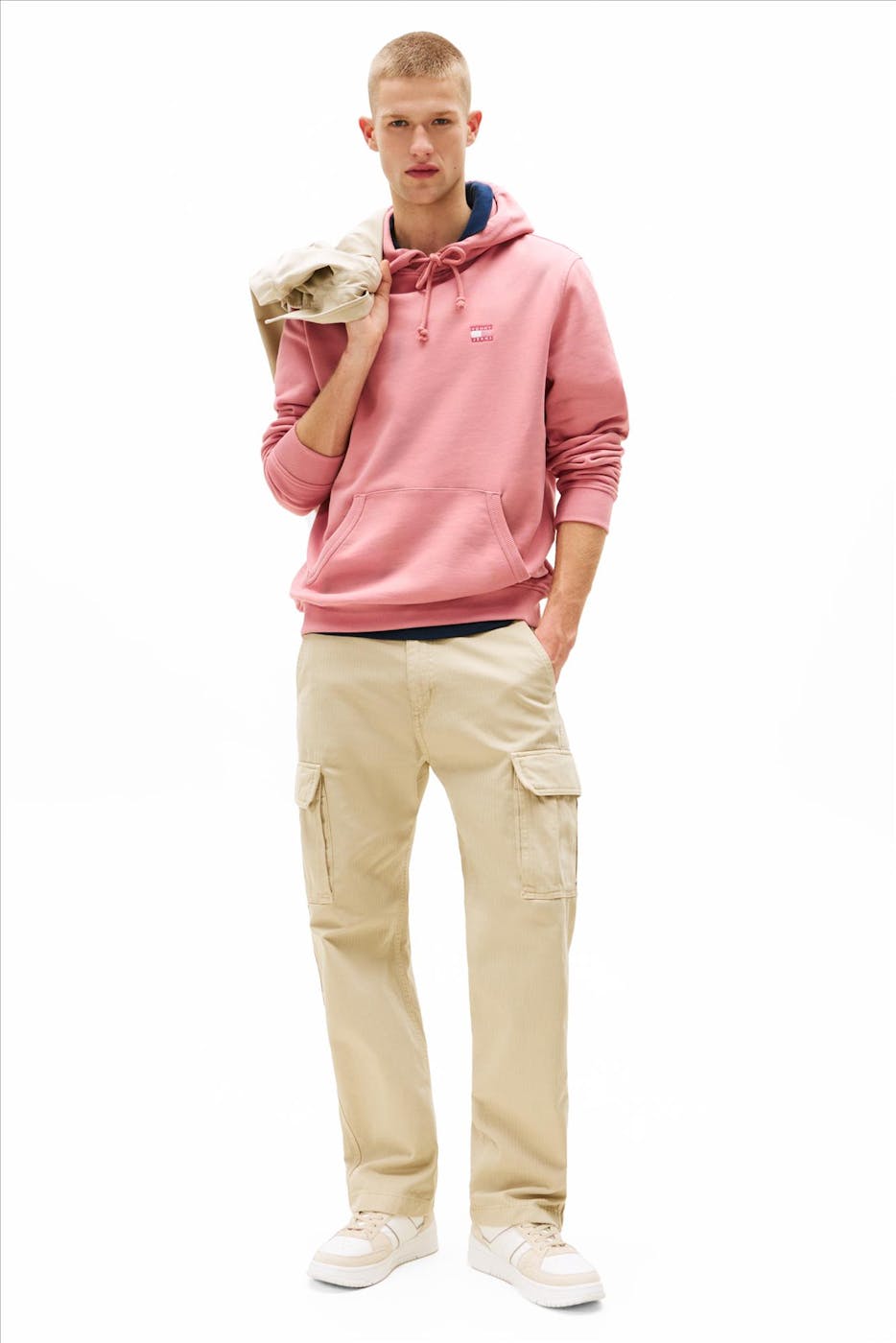 Tommy Jeans - Koraal Badge hoodie