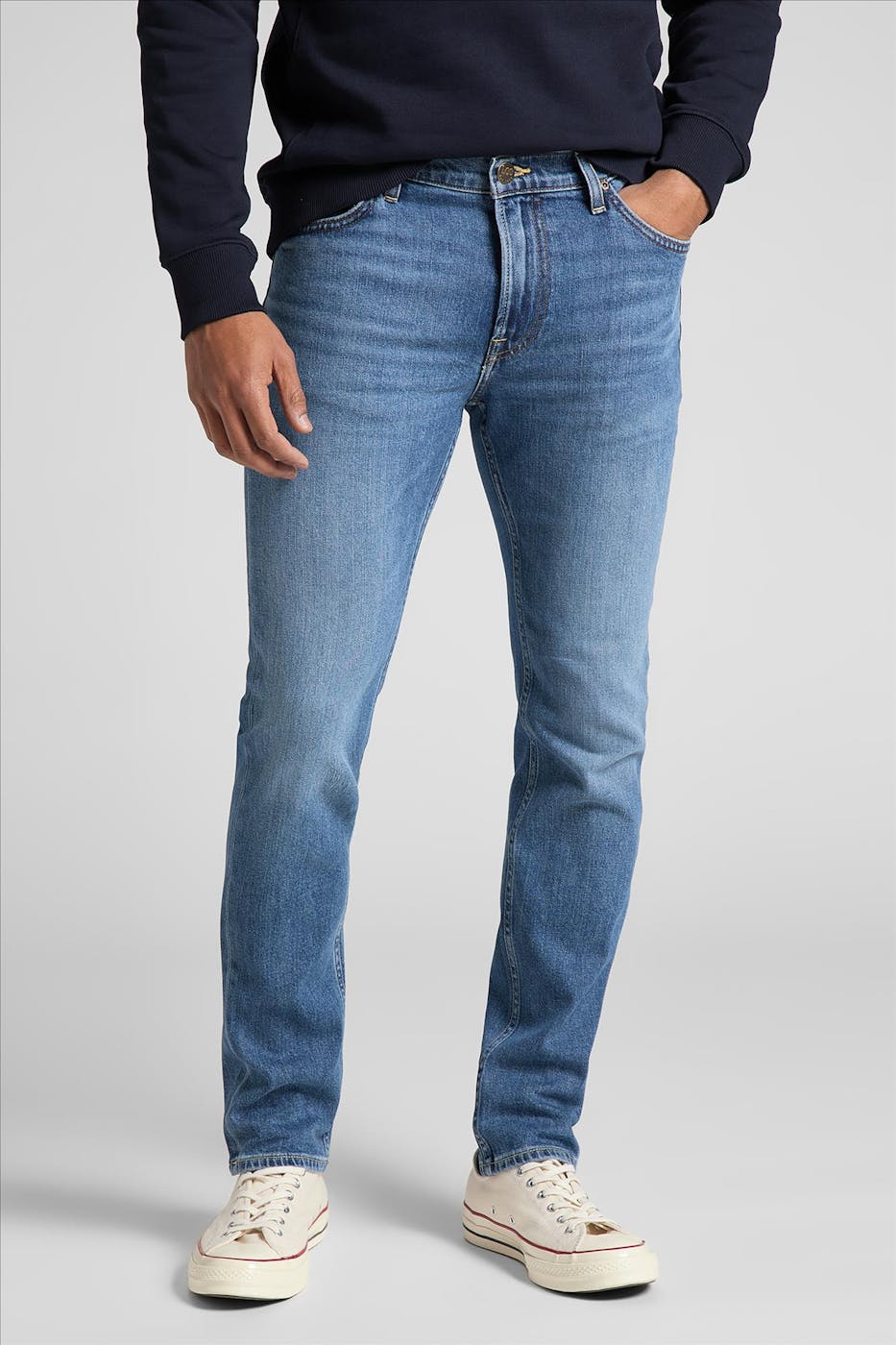 Lee - Blauwe Rider slim jeans