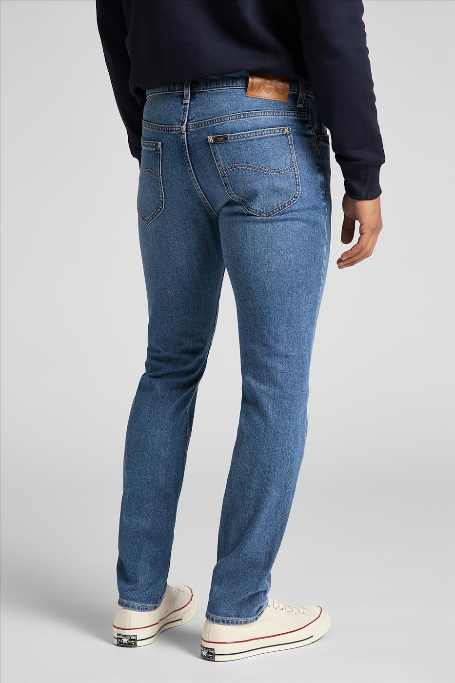 Lee - Blauwe Rider slim jeans