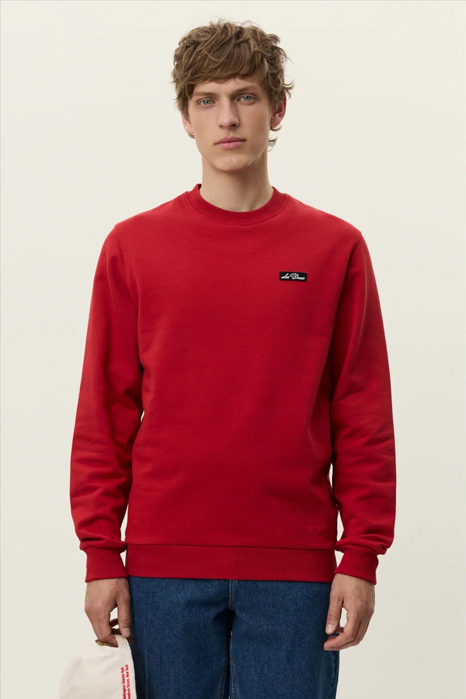 LES DEUX - Rode Patch sweater
