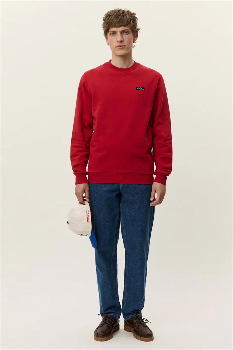 LES DEUX - Rode Patch sweater