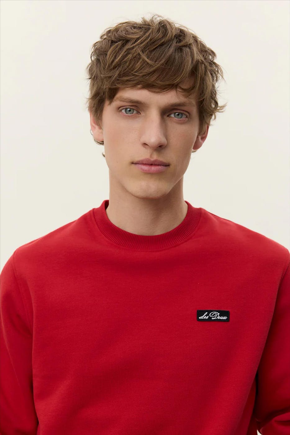 LES DEUX - Rode Patch sweater