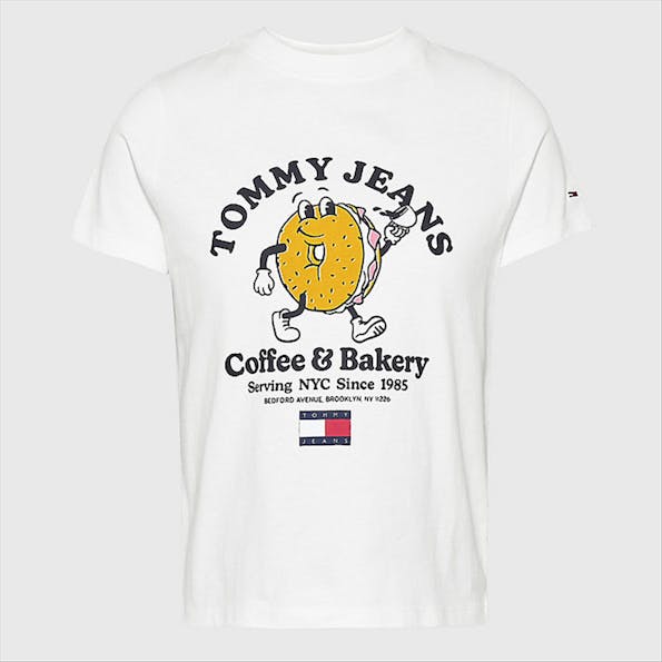 Tommy Jeans - Witte Bagels T-shirt