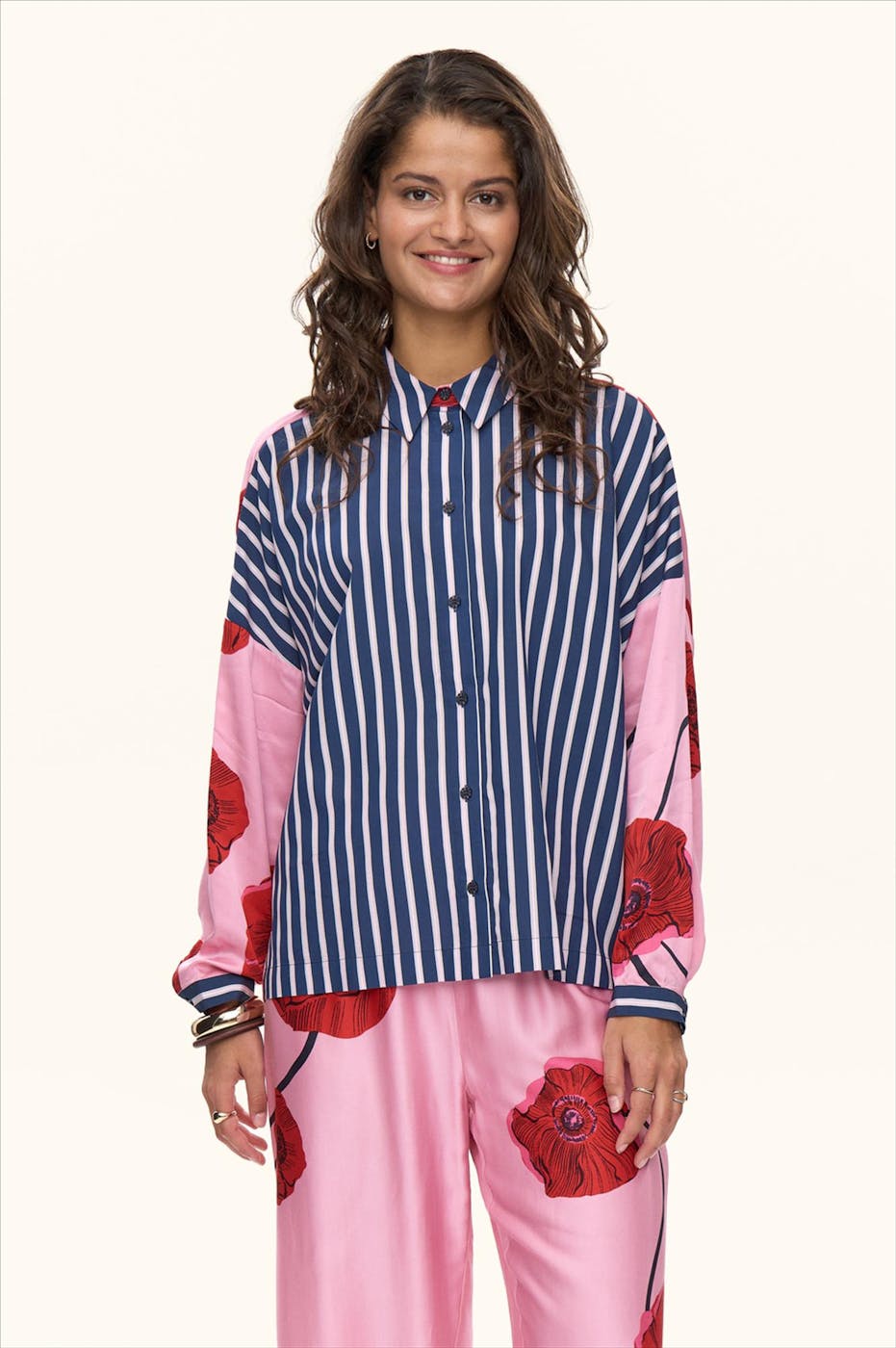 Nümph - Donkerblauwe Joelle blouse
