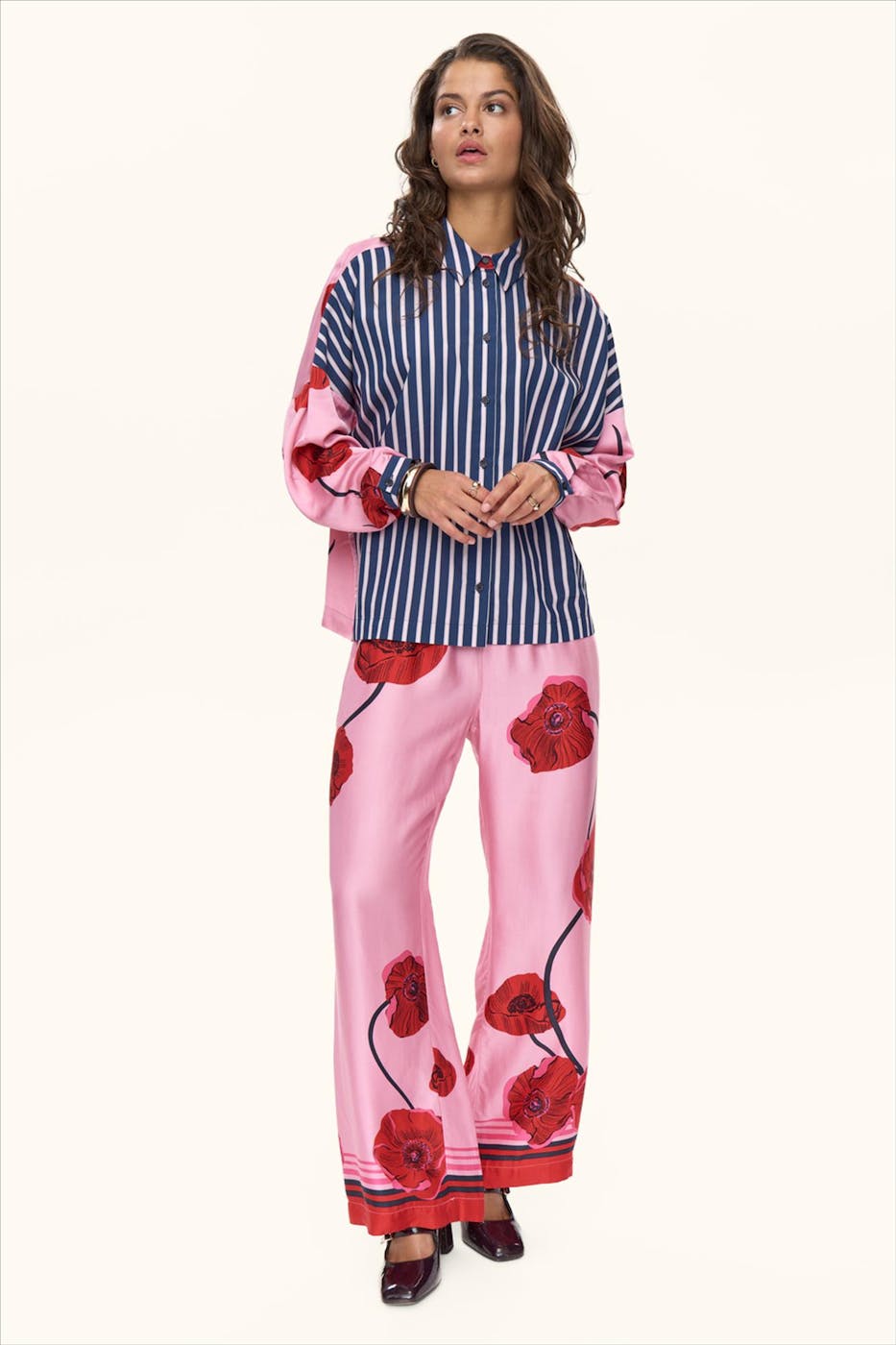 Nümph - Donkerblauwe Joelle blouse