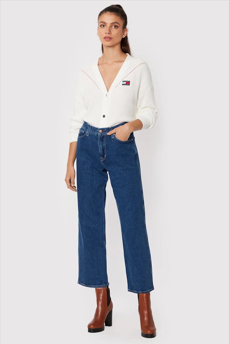 Tommy Jeans - Blauwe Betsy Loose Jeansbroek