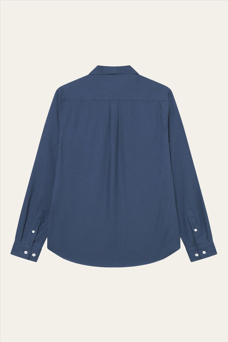 LES DEUX - Donkerblauw Desert Regular hemd