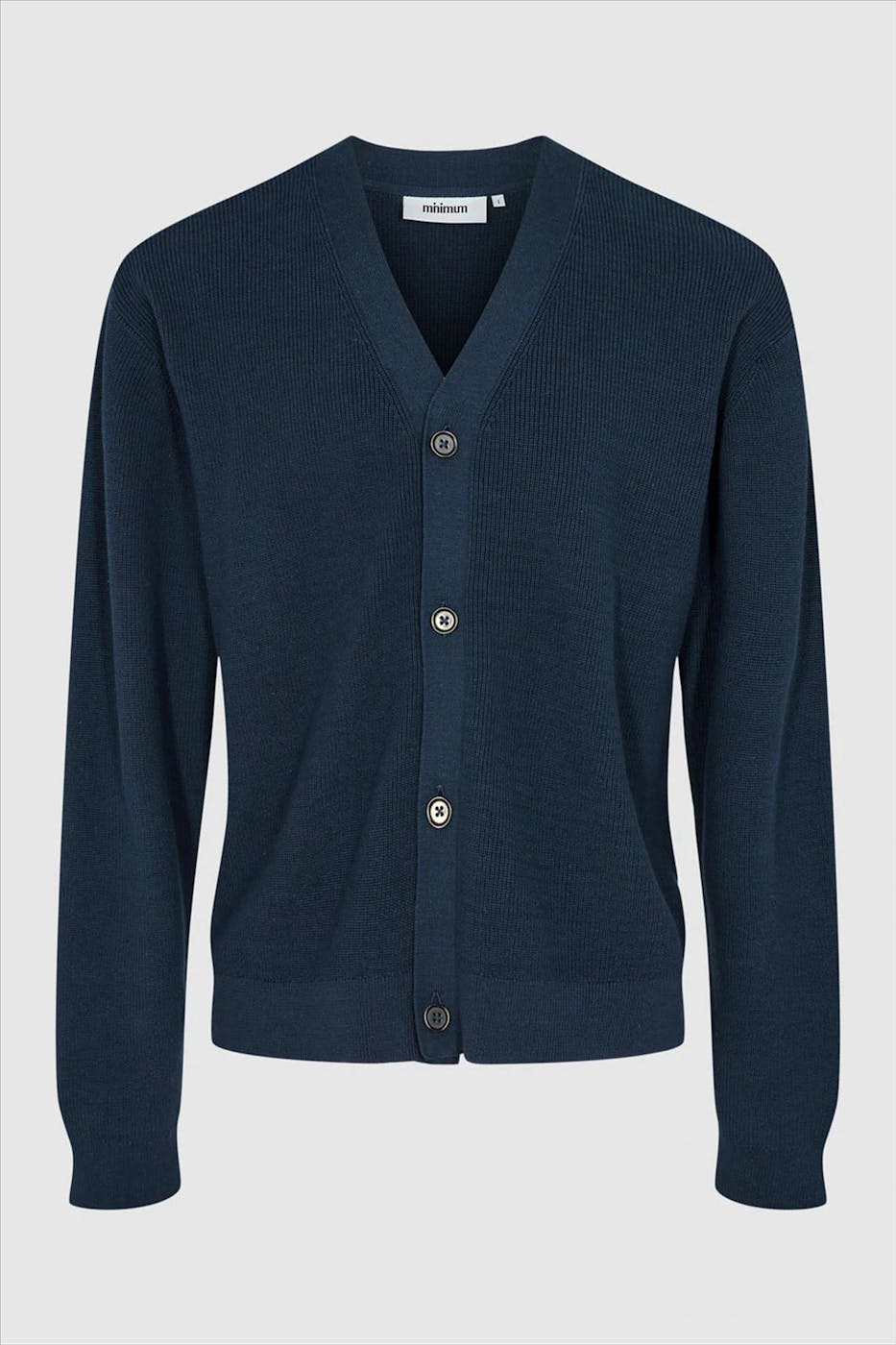 Minimum - Donkerblauwe Karloskar cardigan