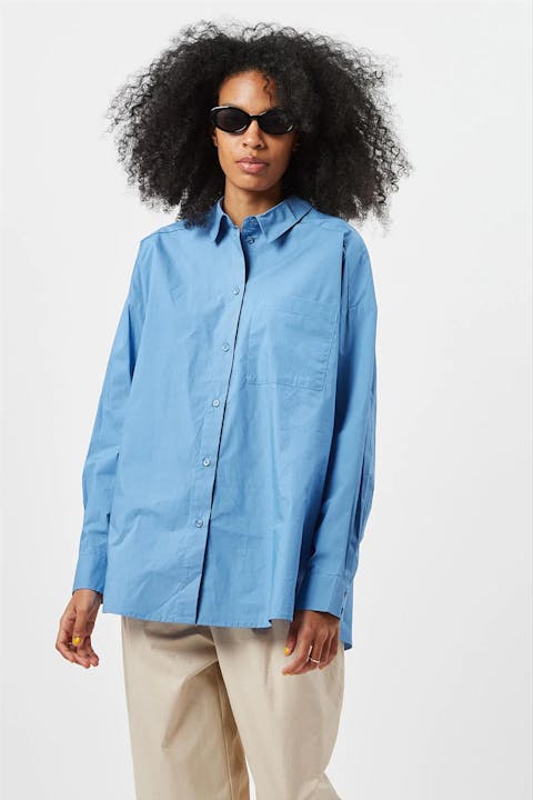 Minimum - Blauwe Luccalis blouse