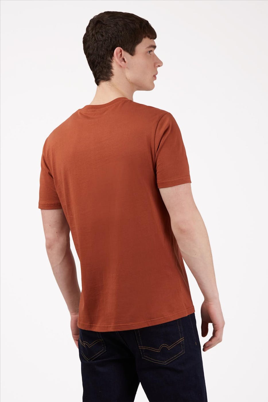 Ben Sherman - Roodbruine Pocket T-shirt