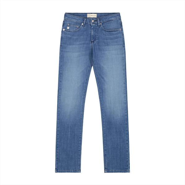 MUD jeans - Blauwe Faye Straight jeans