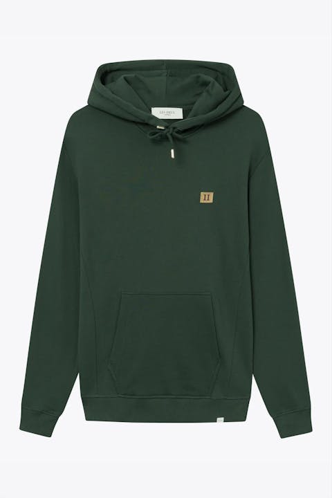 LES DEUX  - Donkergroene Piece hoodie