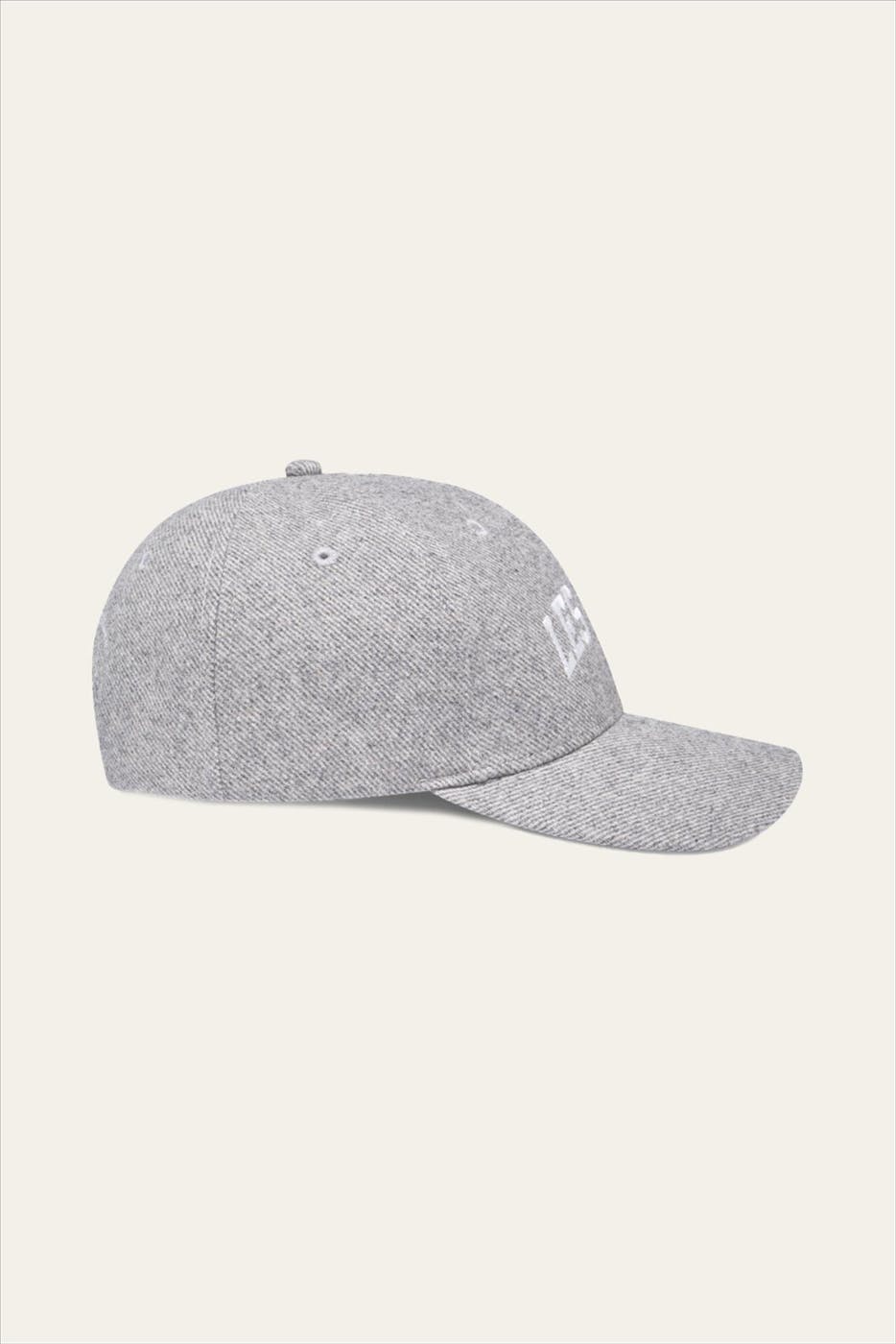 LES DEUX - Grijze Wool Baseball pet