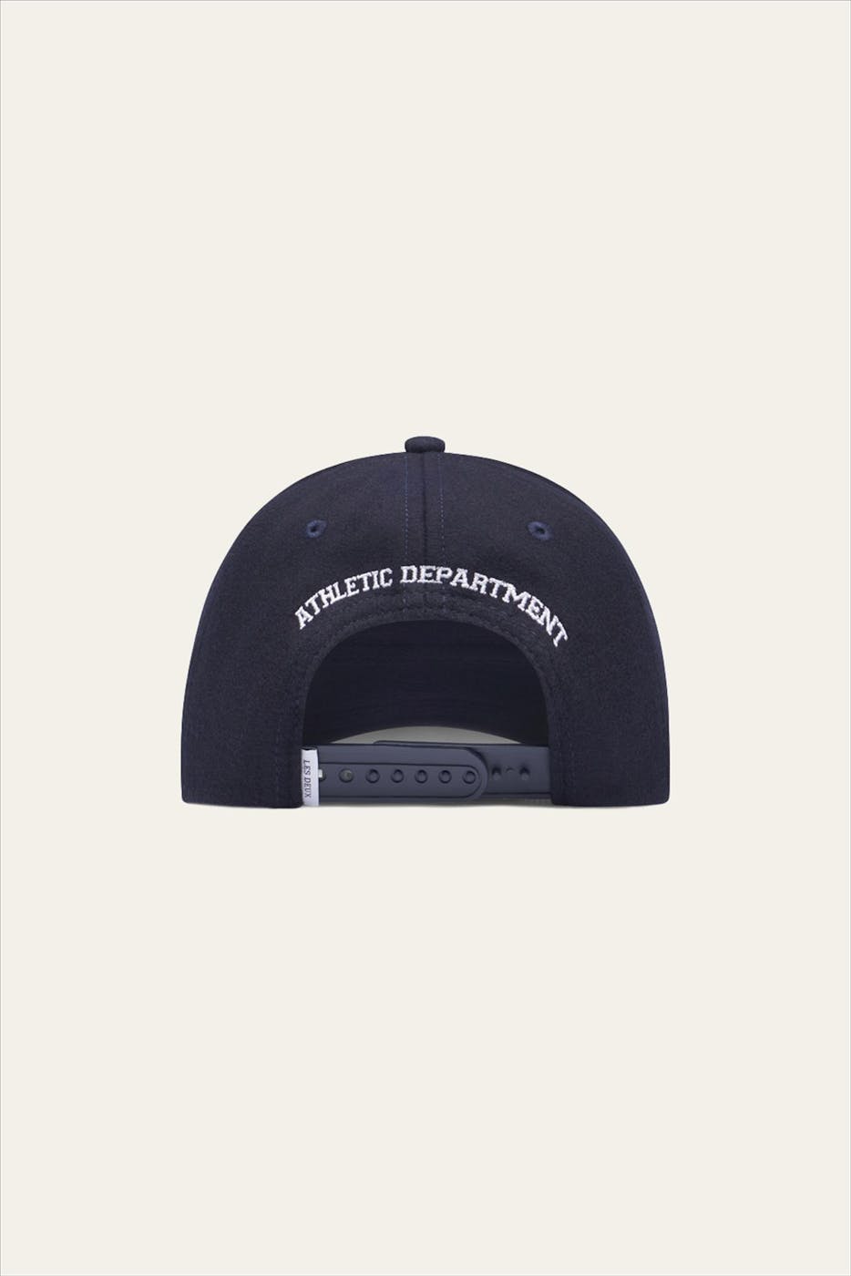 LES DEUX - Donkerblauwe Wool Baseball pet