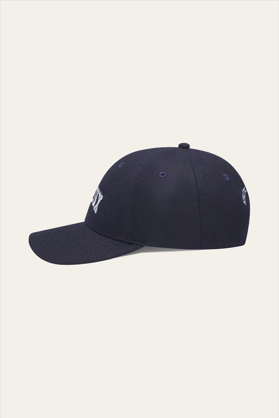 LES DEUX - Donkerblauwe Wool Baseball pet