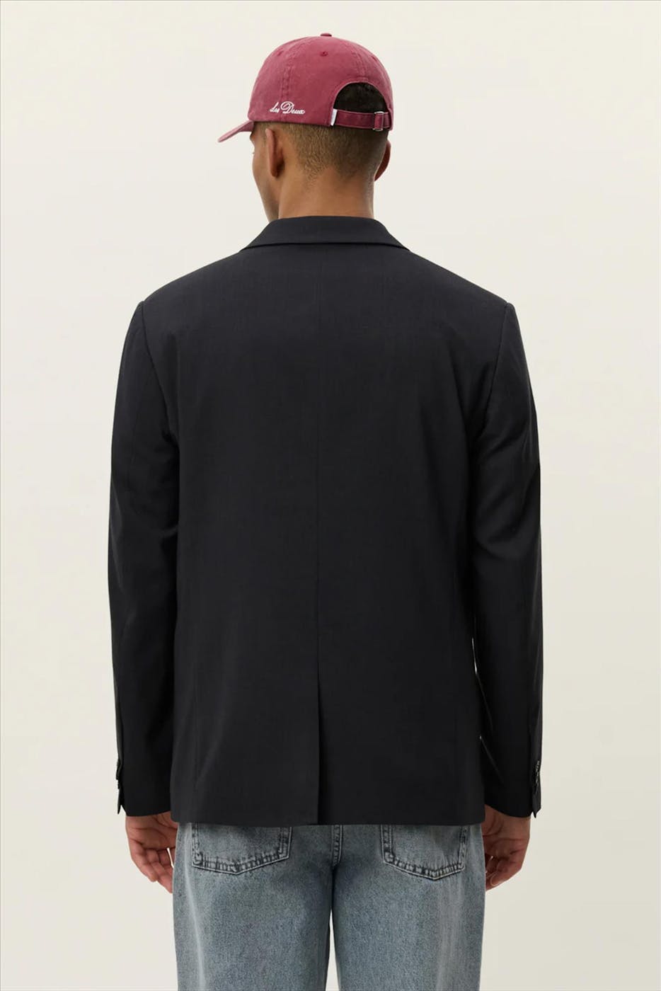 LES DEUX - Donkergrijze Sheldon blazer