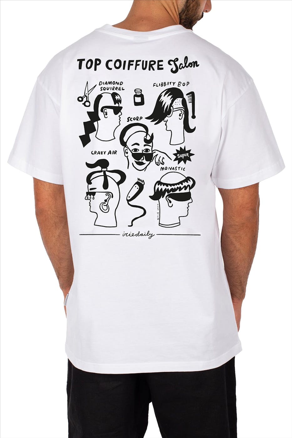 Iriedaily - Witte Top Coiffure T-shirt
