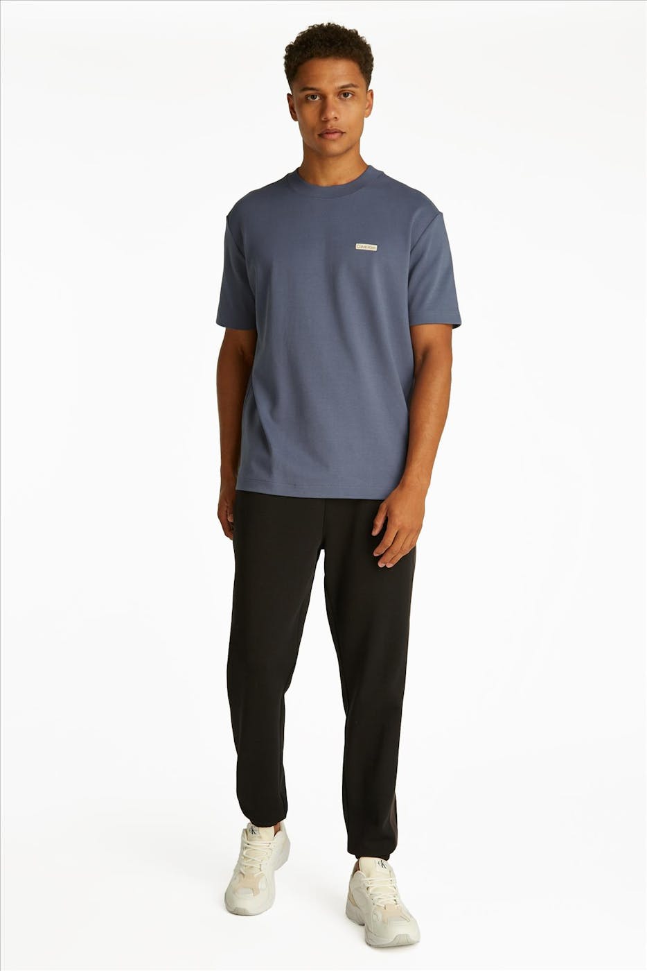 Calvin Klein Jeans - Grijze Embleem T-shirt