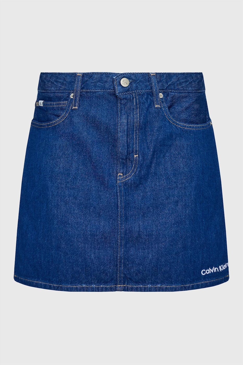 Calvin Klein Jeans - Donkerblauwe High Rise jeansrok