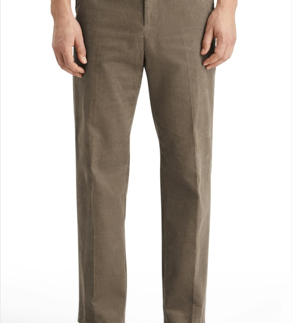 Scotch & Soda - Beige Straight Corduroy chino