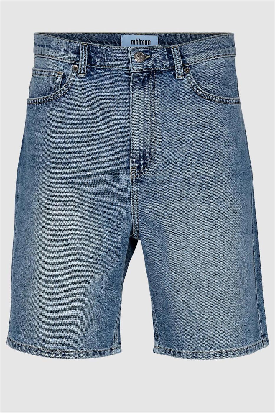 Minimum - Blauwe Beans jeansshort