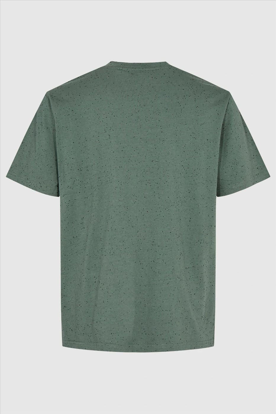 Minimum - Groen gespikkelde Thure T-shirt