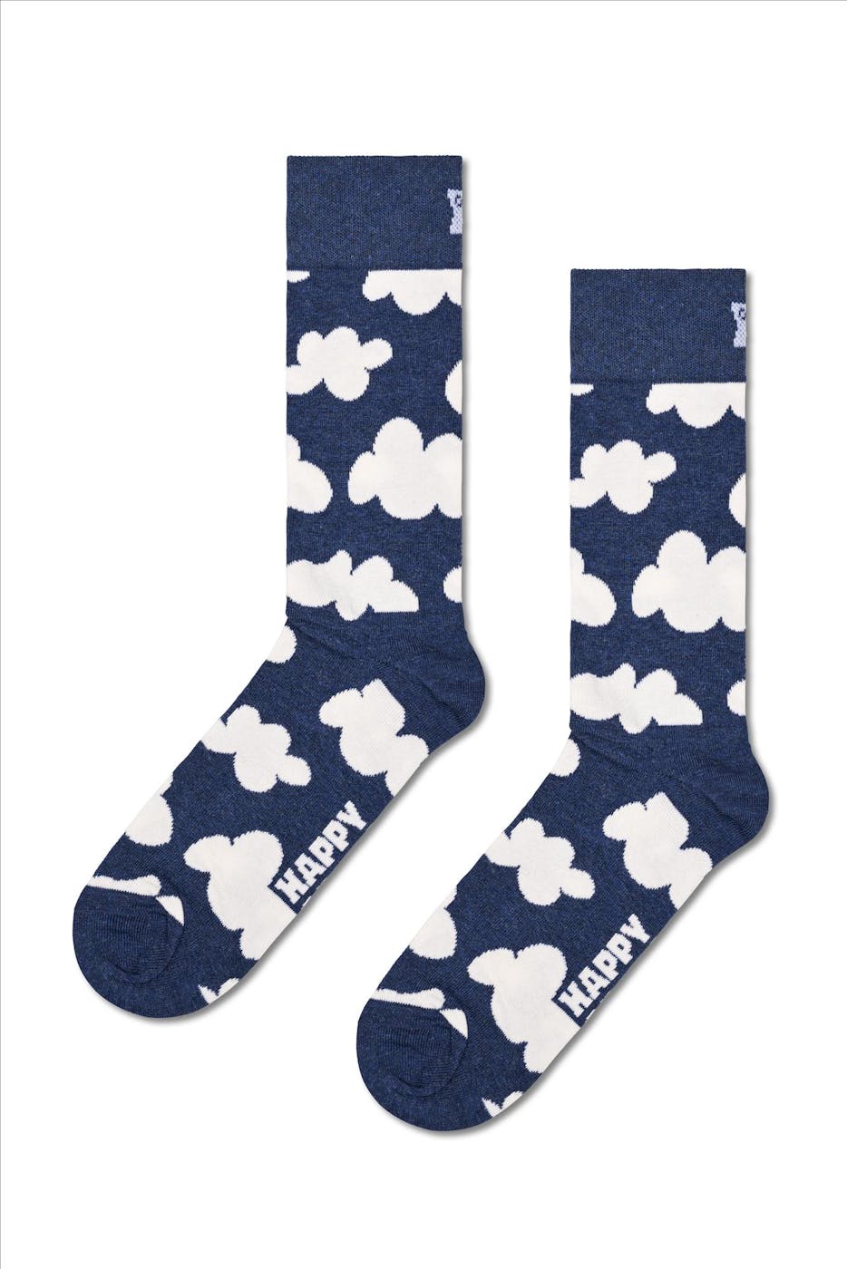 Happy Socks - Grijsblauwe Cloudy sokken, maat: 41-46