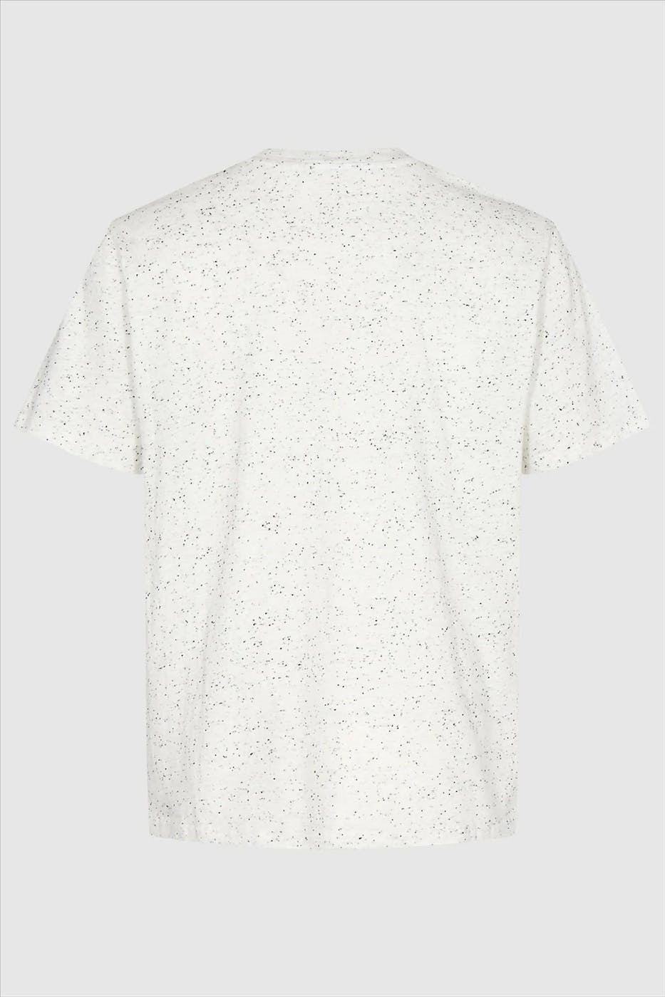 Minimum - Wit gespikkelde Thure T-shirt